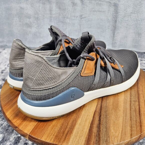 OluKai Mio Li Shoes Men\'s 9.5 Gray Brown Textile Lightweight Casual Sneakers main image 3